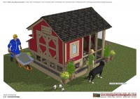 M114 - Chicken Coop Plans Construction - Chicken Coop Design - How To Build A Chicken Coop_04